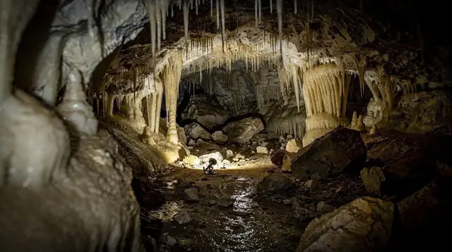 Caves underground