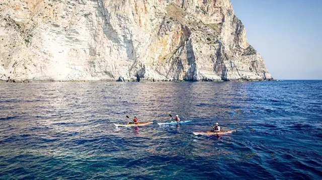 Kayaking paddling