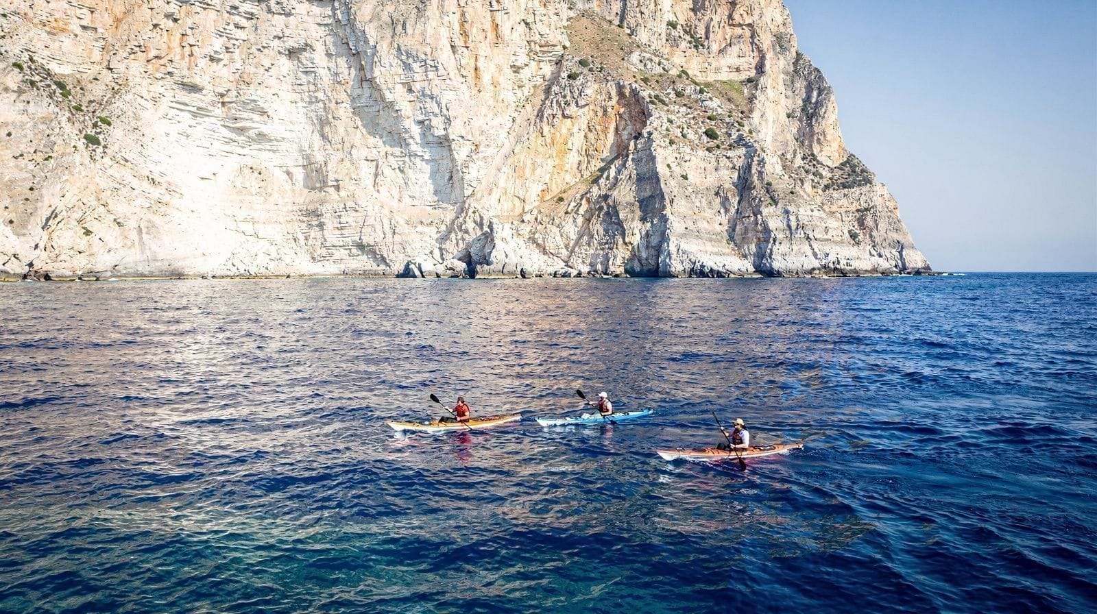 Kayak et paddle en Crète