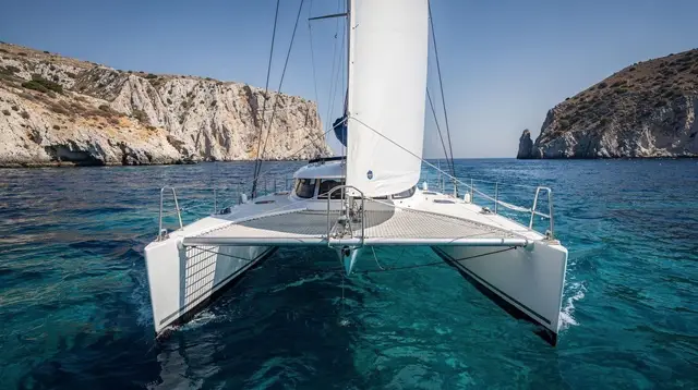 Sailing catamaran