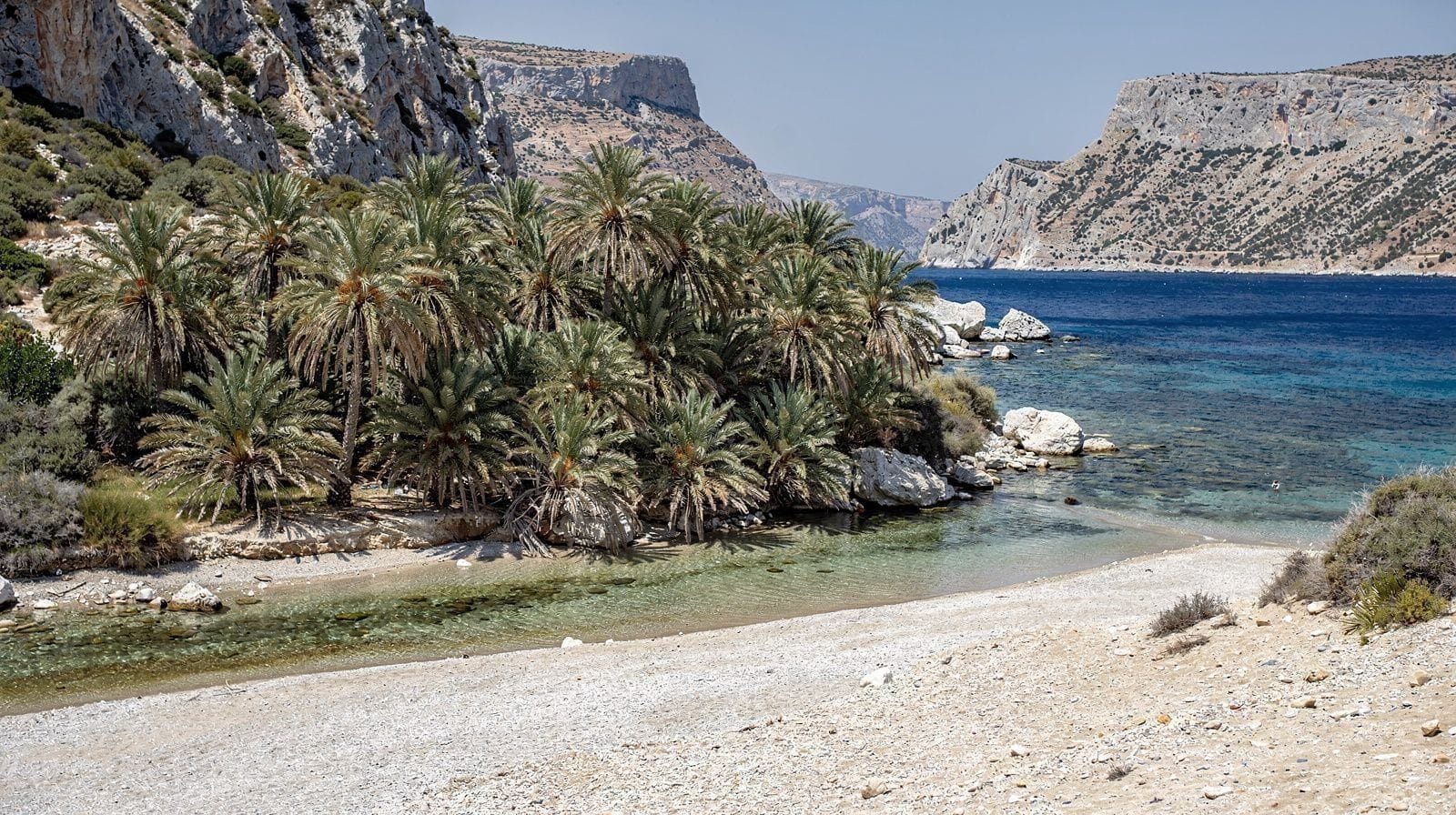 Preveli and the Kourtaliotiko Gorge