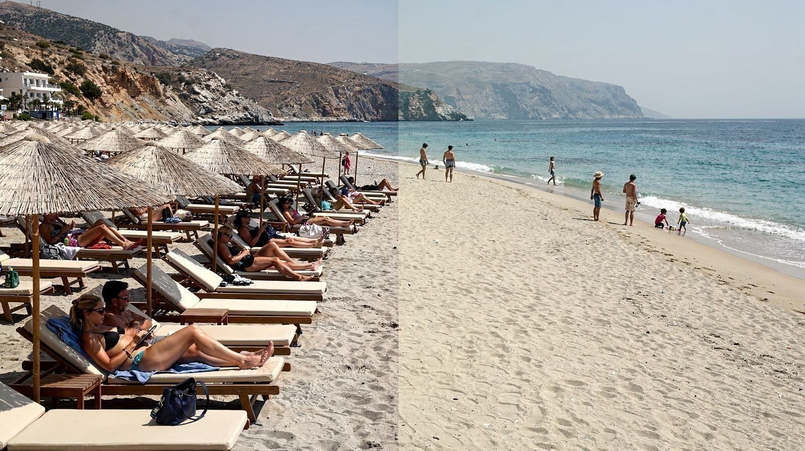 Lettini e i tuoi diritti sulle spiagge di Creta
